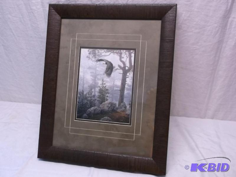 Beautiful print by Smith double matted in ver...