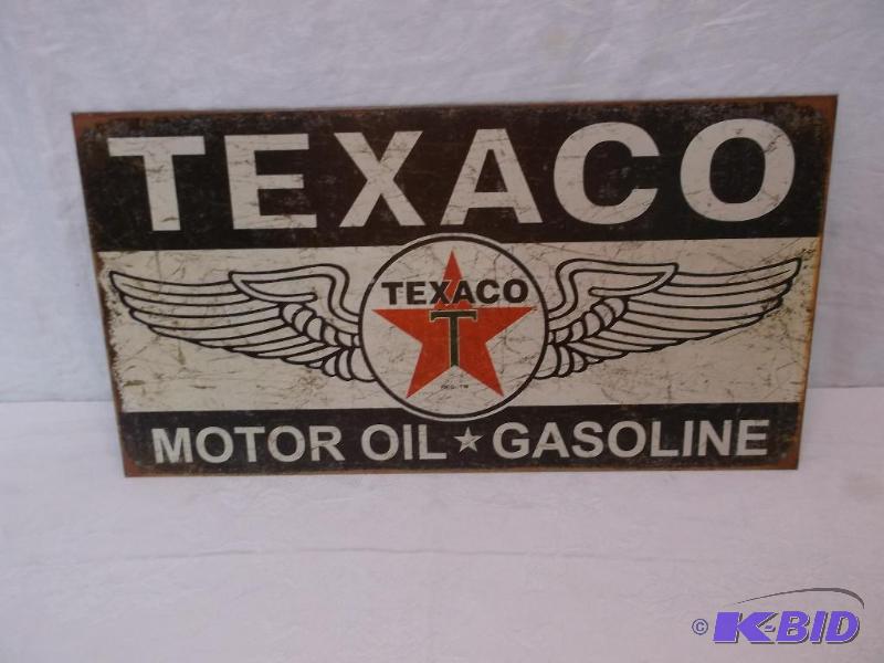 Collectable Texaco sign measuring 16&quot L ...