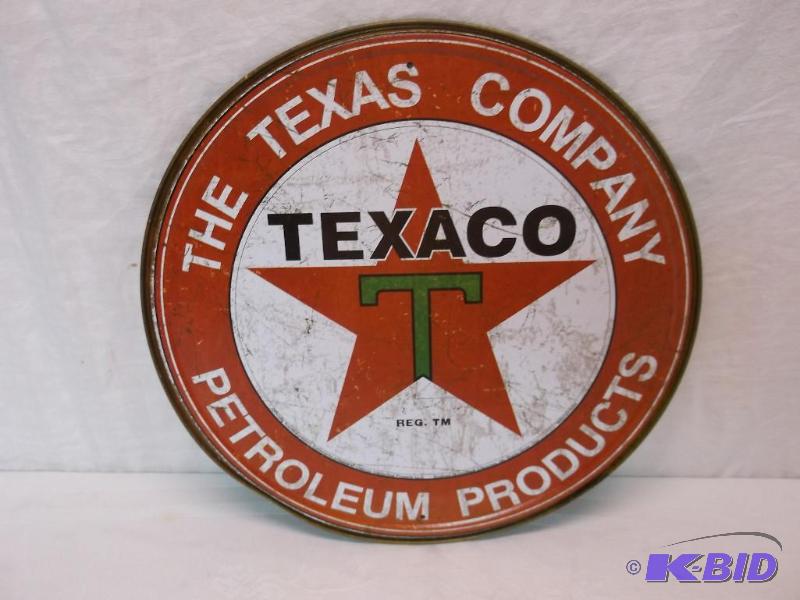 Collectable Texaco sign measuring 11 34&quot...