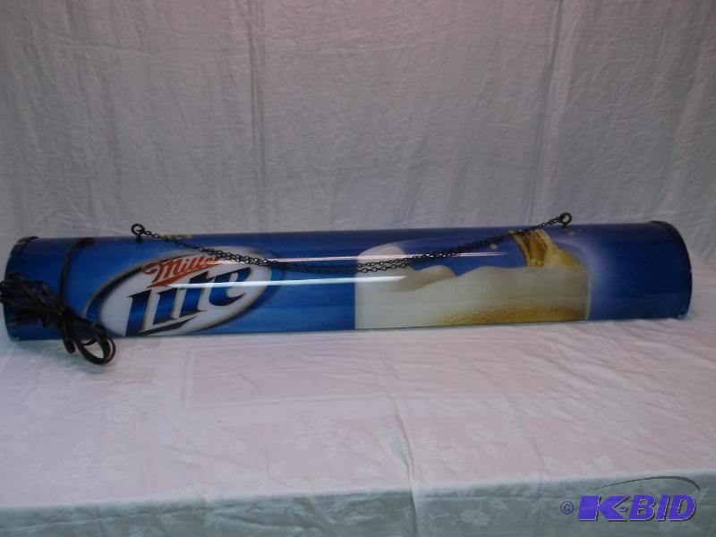 Collectable Miller Lite pool table light coul...