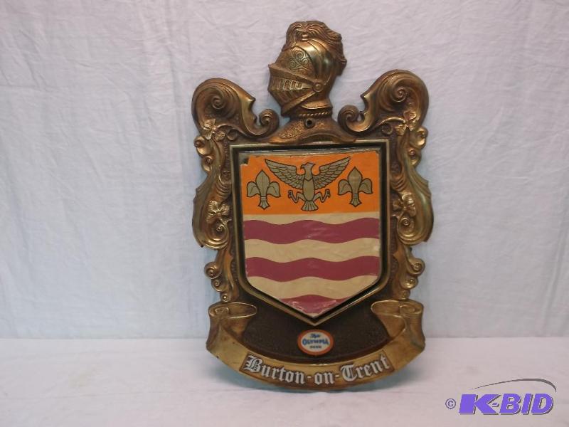 Vintage Olympia beer shield sign measuring 15...