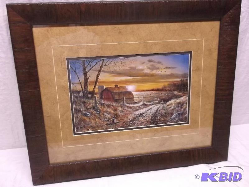 Beautiful double matted framed print by Jim H...
