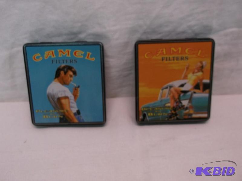 Vintage Camel cigarette tins in great conditi...