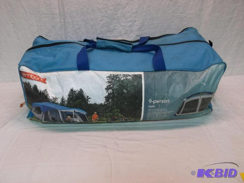 Embark 9-person tent did not take out of stor...
