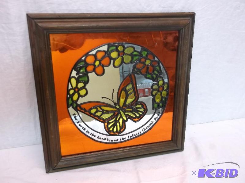 Beautiful solid wood framed mirror measuring ...