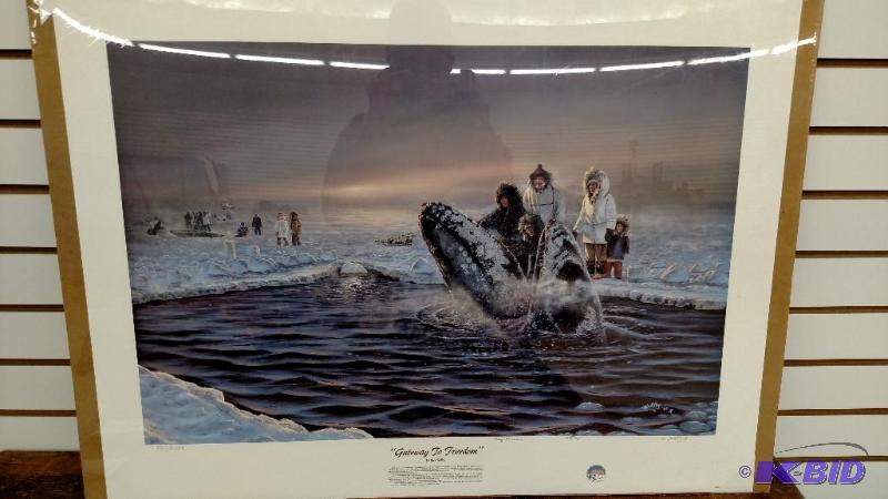 Whale Eskimo Print