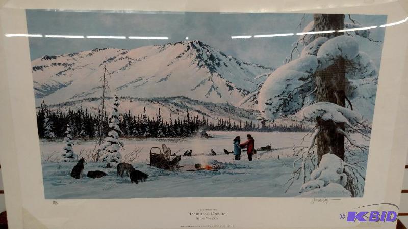 Dog Sled Print