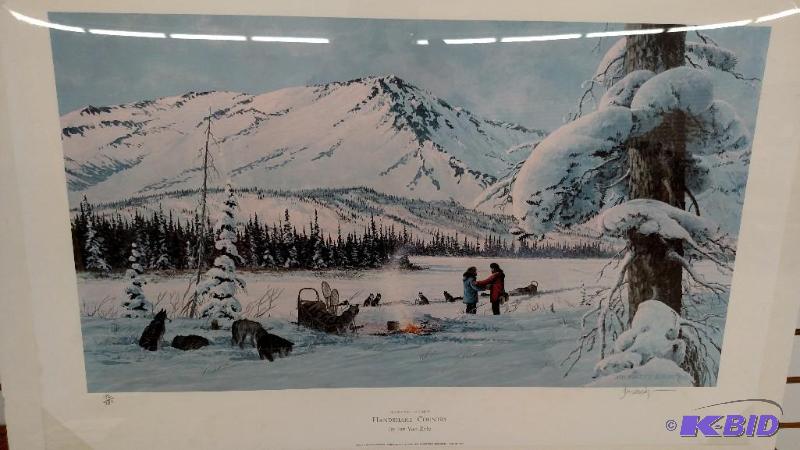 Dog Sled Print