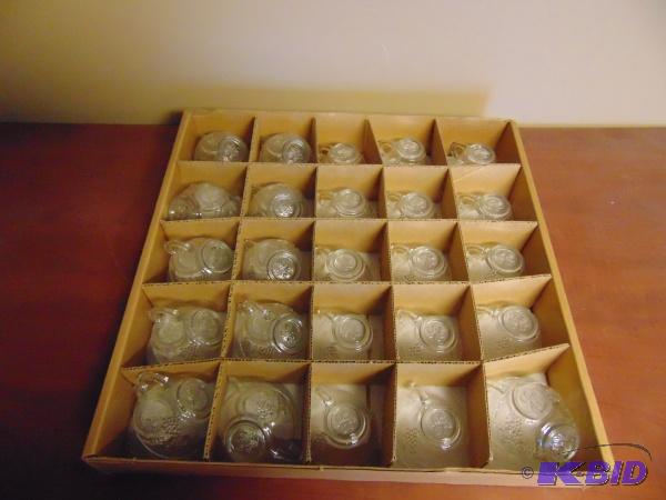 Around (36) Glass Coffee Cups...