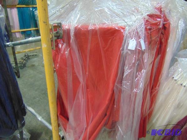 (3) Red Cloth Covers...