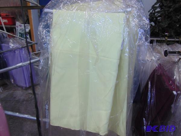 (2) Yellow Cloth Covers and (1) Yellow Cloth ...