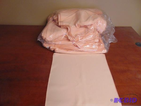 Around (250) Peach 17&quot Cloth Napkins...
