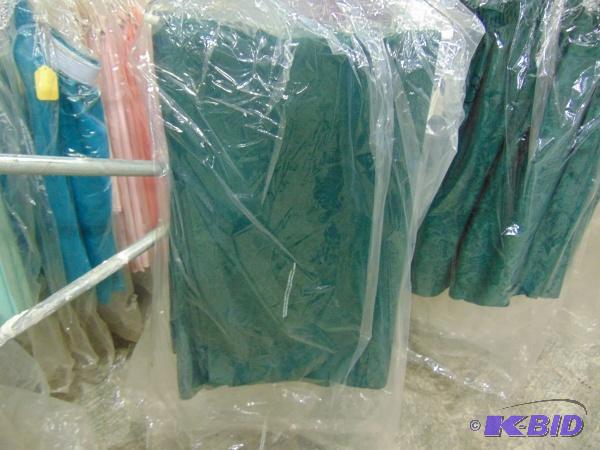(4) Hunter Green Cloth Covers...