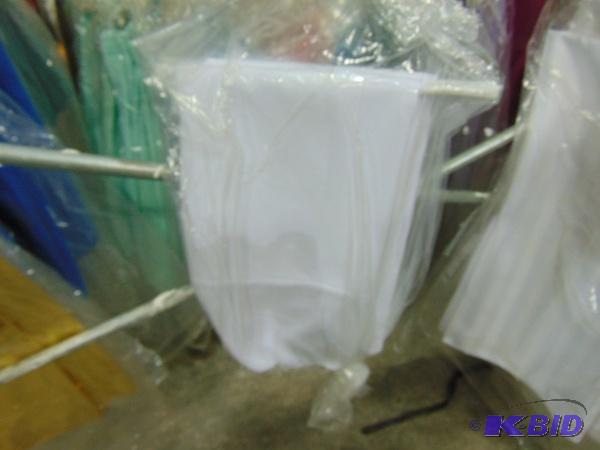 (2) White Cloth Covers...