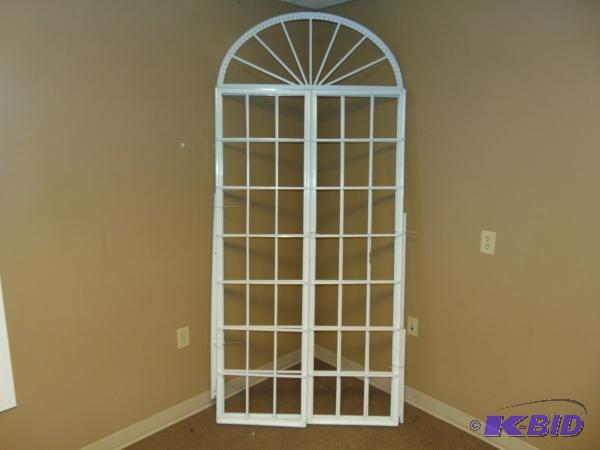 (1) Plastic Lattice French Door Screen ...