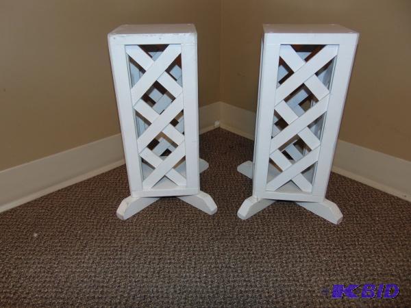 (2) Wooden Plant Stands...