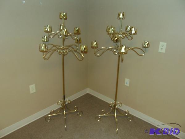 (2) Adjustable Height Candle Holders...