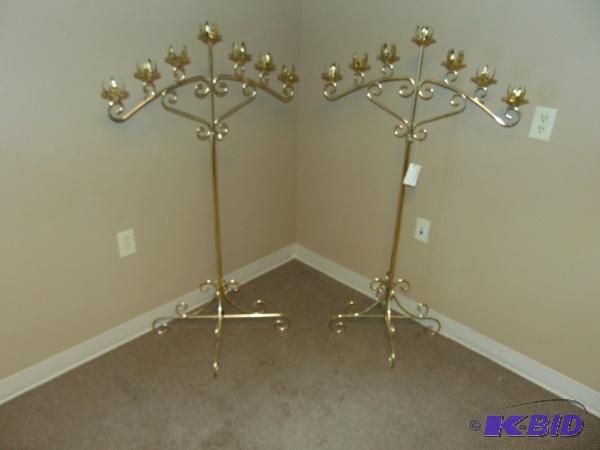 (2) Adjustable Height Candle Holders...