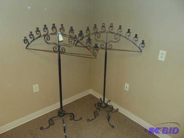 (2) Adjustable Height Candle Holders...