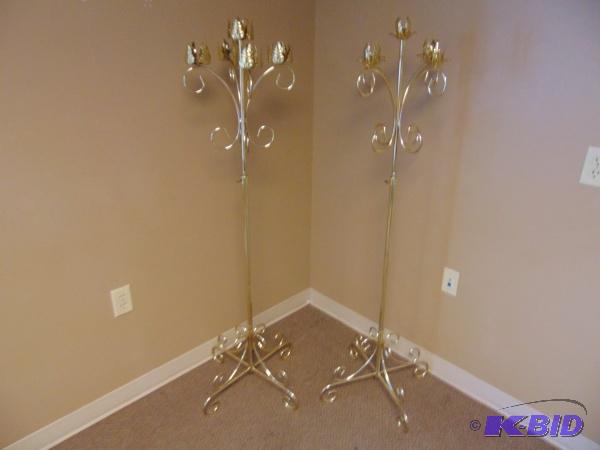 (2) Adjustable Height Candle Holders...