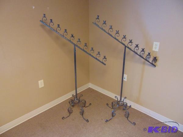 (2) Adjustable Height Candle Holders...