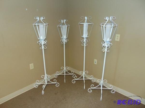(4) Adjustable Height Candle Holders...