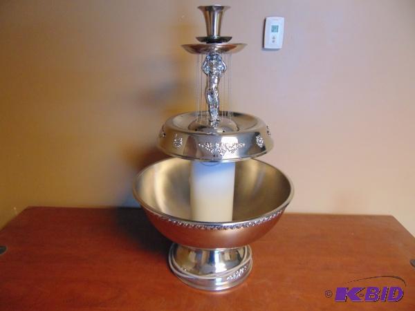 (1) Stainless Champaign Fountain...
