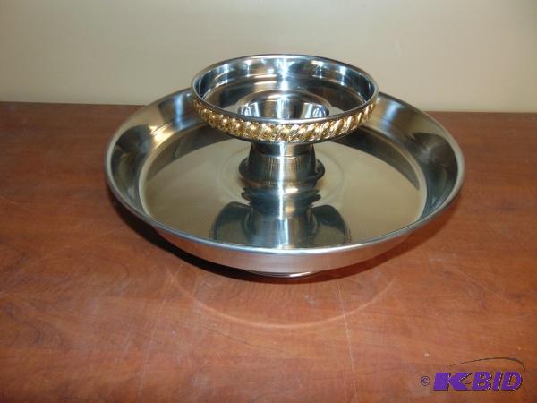 (1) Stainless Large Snack Tray...