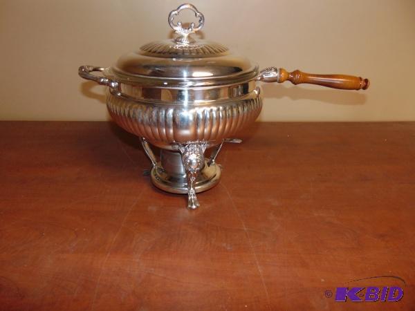 (1) Stainless Warming Bowl   Handle needs min...