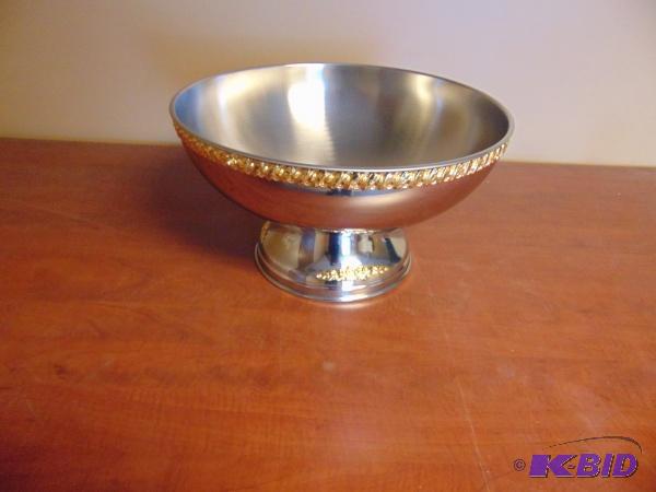 (1) Stainless Large Bowl...