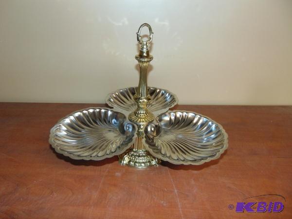 (1) Stainless Snack Tray...
