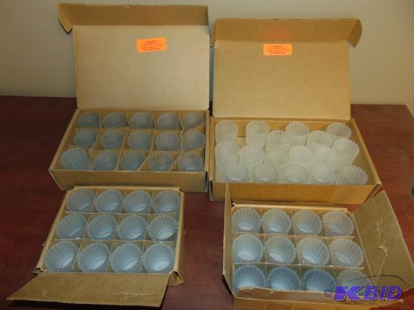 Around (46) Frosted Candle Holders...