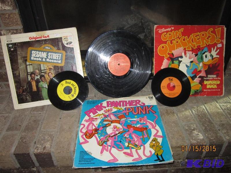 Vintage childrens records