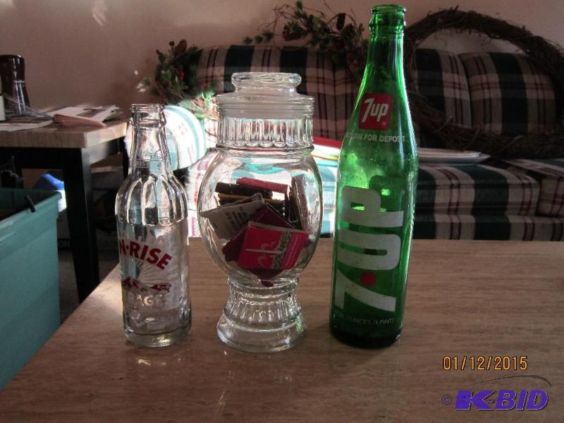 Vintage glass bottles