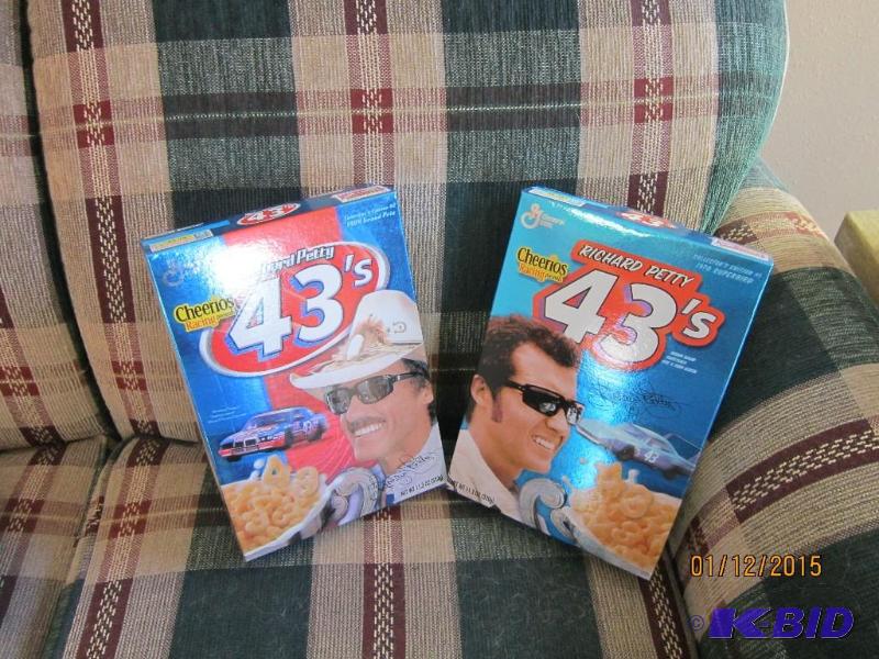 Richard Petty Cheerios boxes