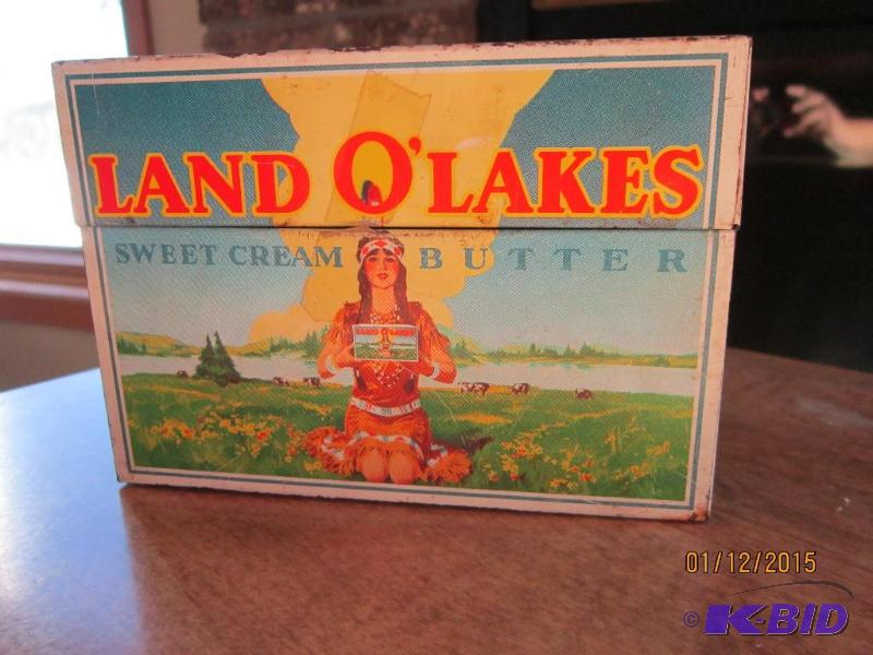 Land O Lakes tin