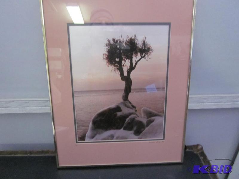 lot 74 image: 20 inch hand signed and numbered framed photo...