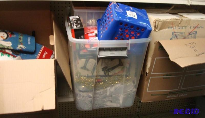 Three Boxes Filled With Christmas Items...