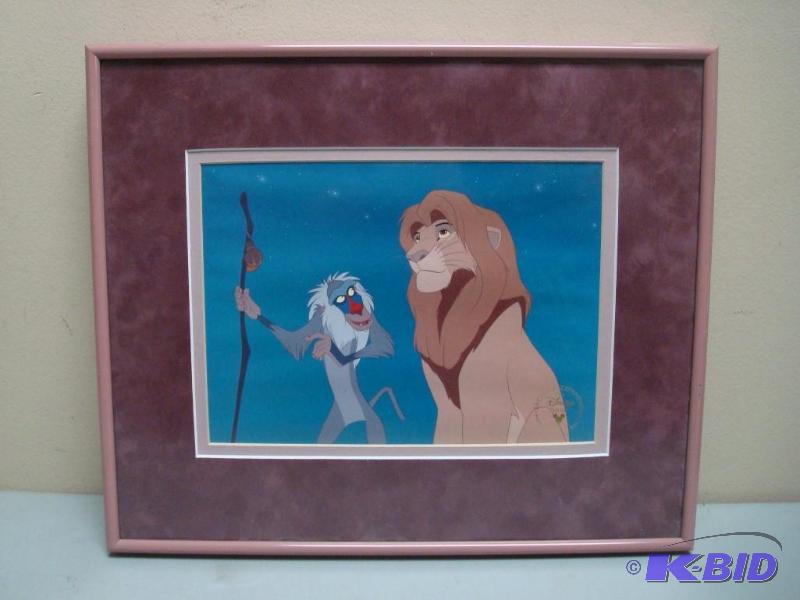 Framed Lion King&nbspPrint...