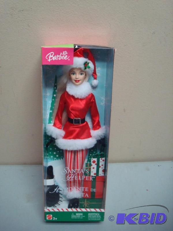 Santa Helper Barbie, New In The Package...
