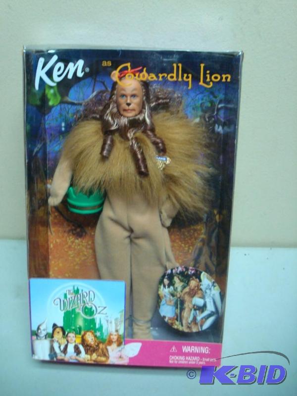 Wizard Of Oz Ken Cowardly Lion Doll, New In T...