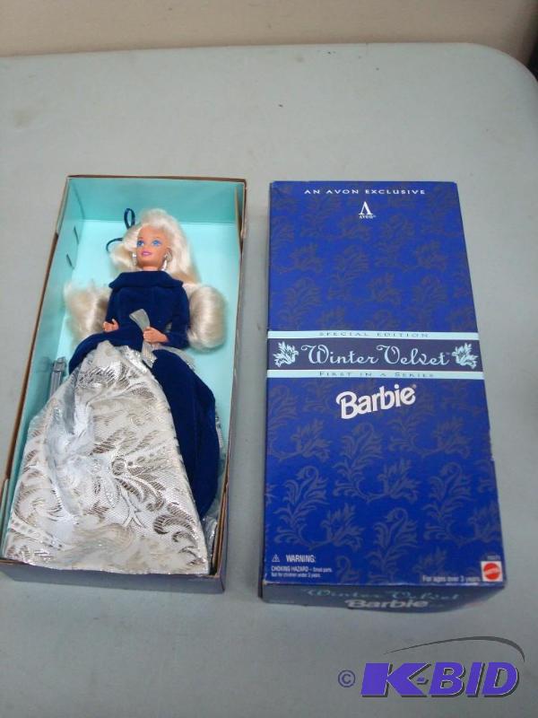 Winter Velvet Barbie&nbspDoll, New In The Pa...