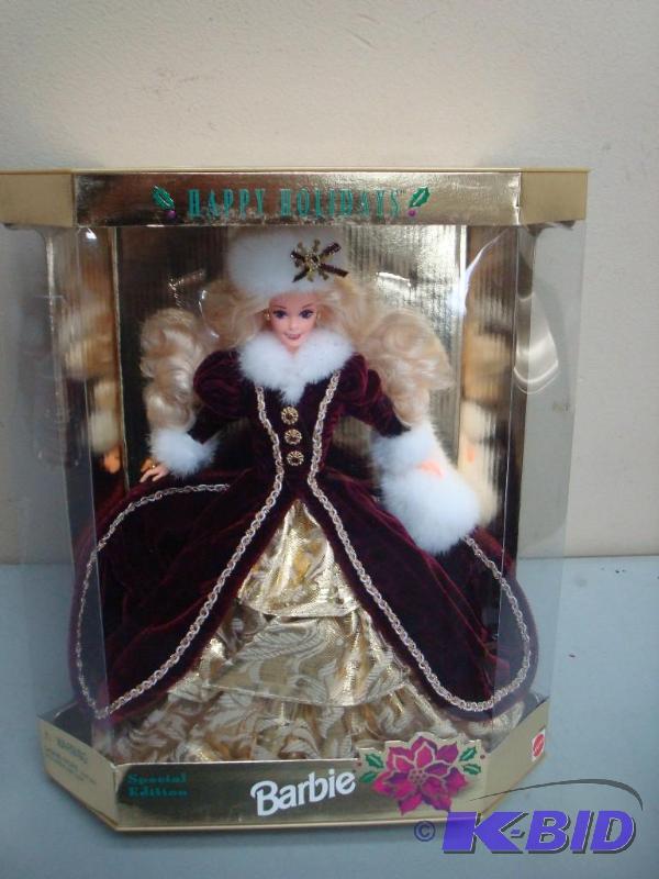 Happy Holidays Barbie&nbspDoll, New In The ...