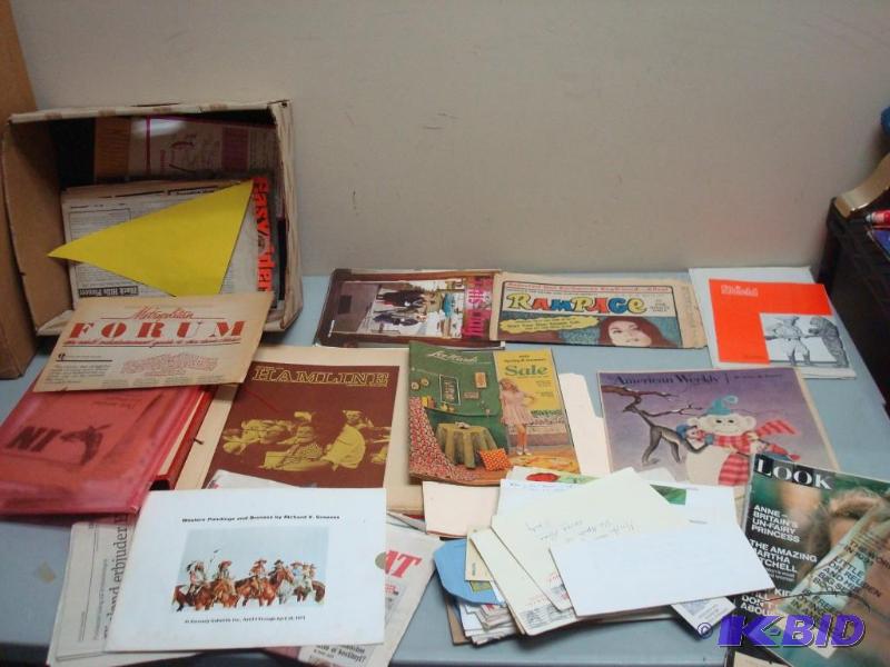 Lot Of Vintage Magazines And Letters, Some We...