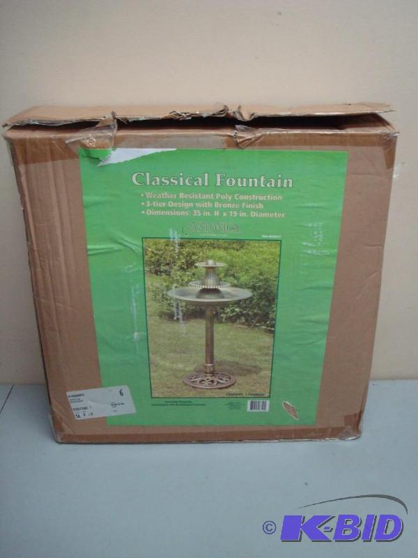 Classic Fountain, New, Box Was Opened For Pic...