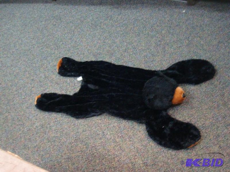 Plush Bear Skin Rug, Some Wear...