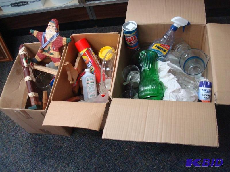 Lot Of Three Boxes Of Random Items...