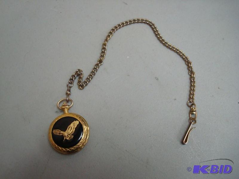 Eagle Pocket Watch, Some Wear, Untested...