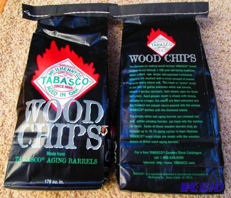 lot 20 image: 2 bags of Tabasco grilling and smoking hardwo...