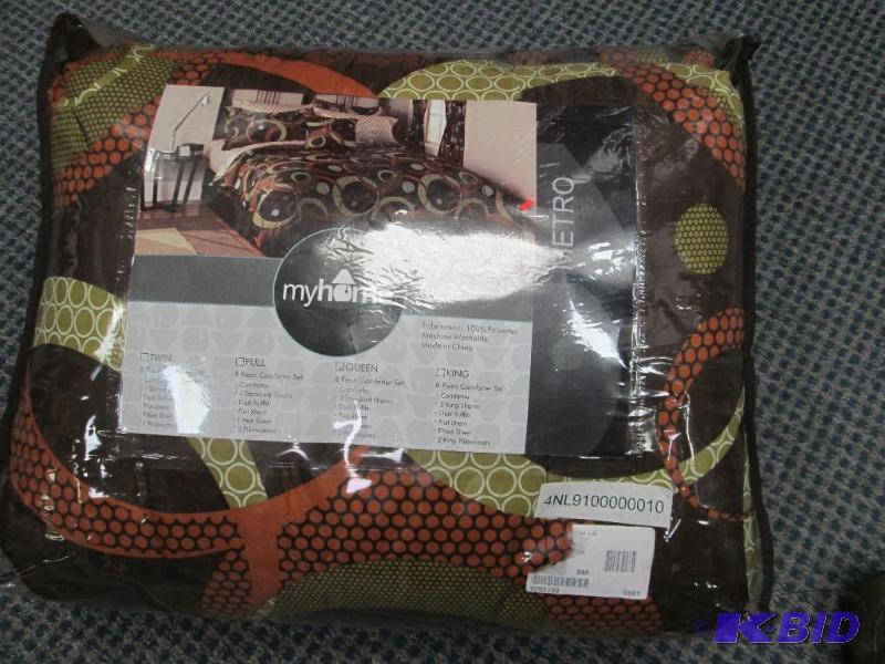 lot 66 image: My Home Metro Queen size bed set...